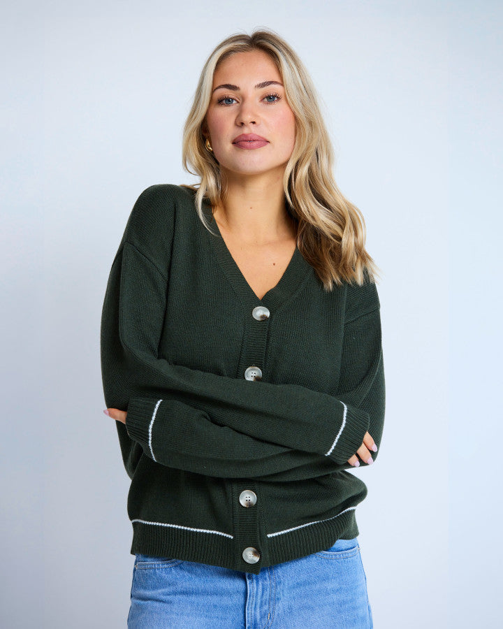 Academy Cardigan - Cedar