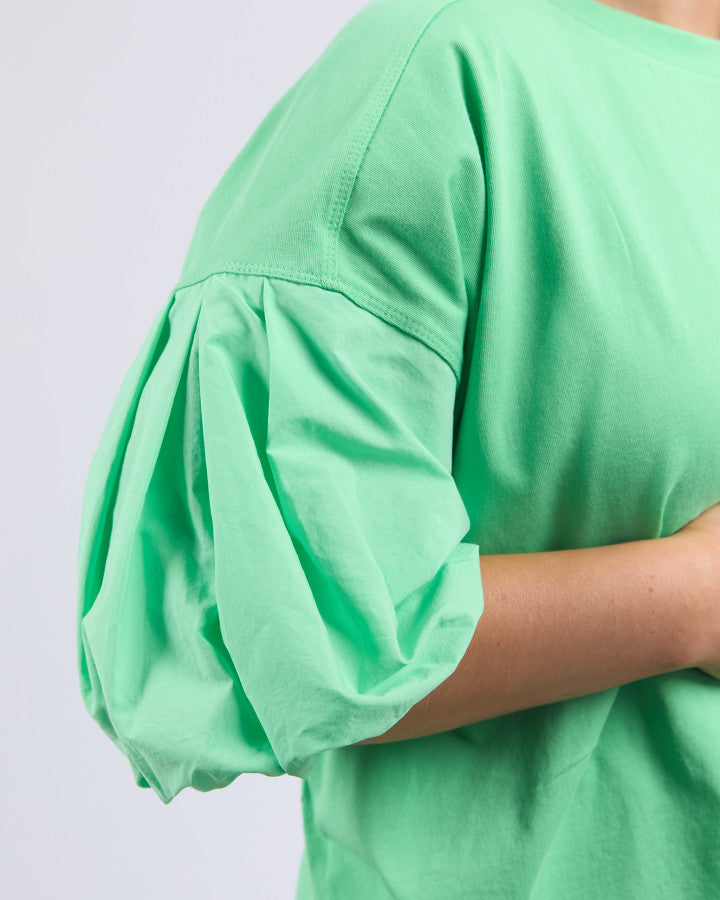 Anna Short Sleeve Tee - Spring Green