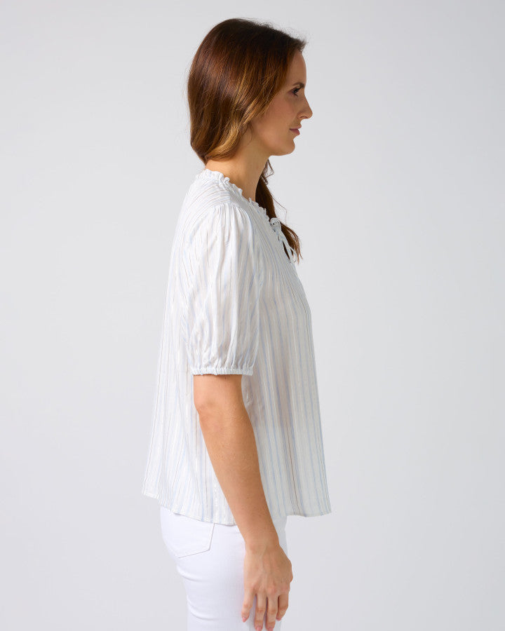 Arlo Blouse - Santorini Stripe