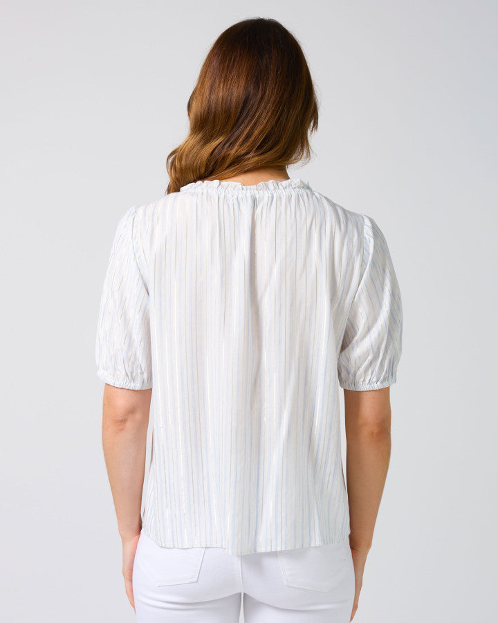 Arlo Blouse - Santorini Stripe