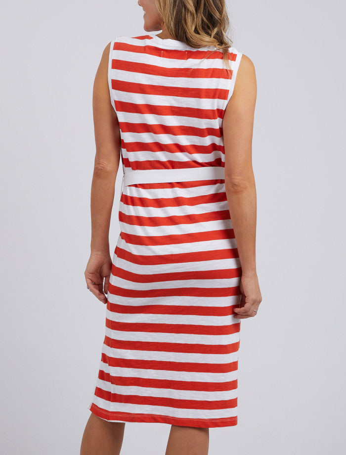 Bondi Dress - Orange Stripe
