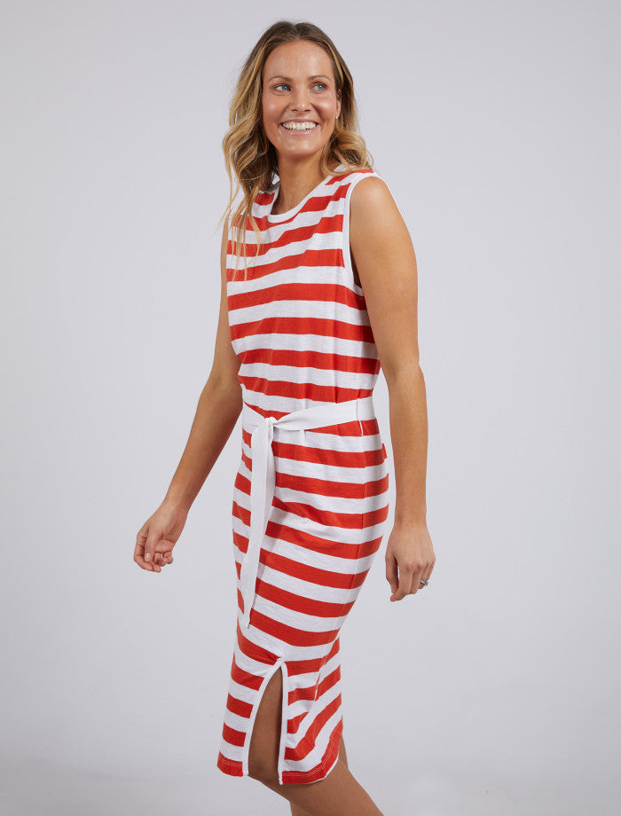 Bondi Dress - Orange Stripe