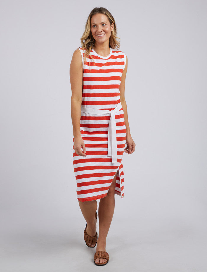 Bondi Dress - Orange Stripe