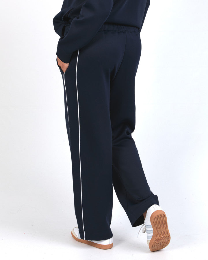 Bonnie Wide Leg Pant - Navy