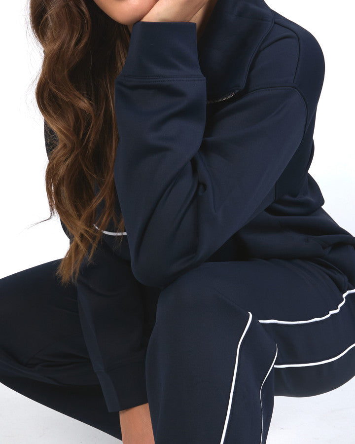 Bonnie Wide Leg Pant - Navy