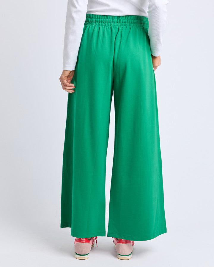 Carmen Wide Leg Pant - Pine Green