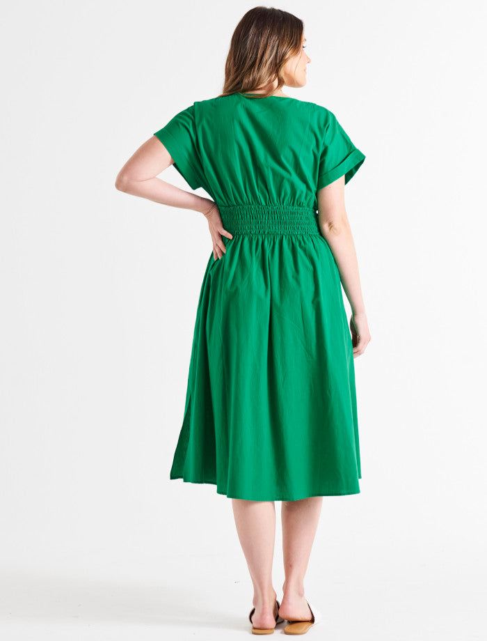 Carrie Dress - Holly Green