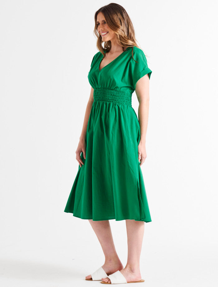 Carrie Dress - Holly Green