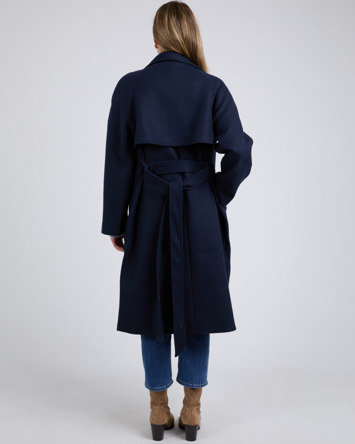 Clemence Coat - Navy