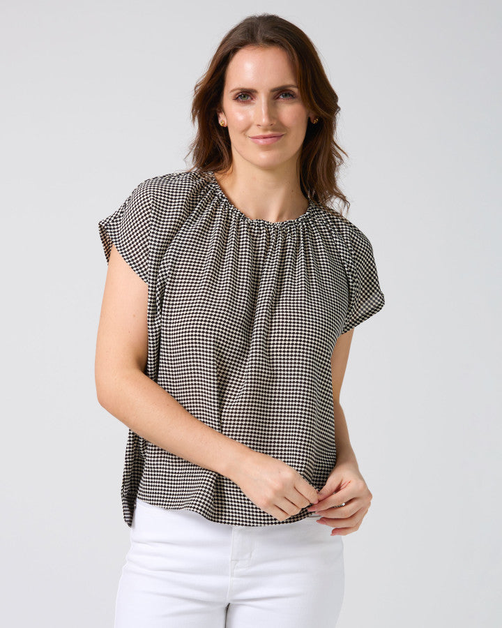 Clio Blouse - Fish Scale