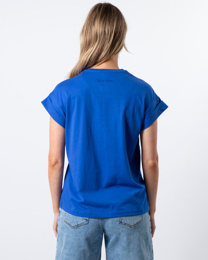 Cuff Sleeve T-Shirt - Los Angeles Sapphire