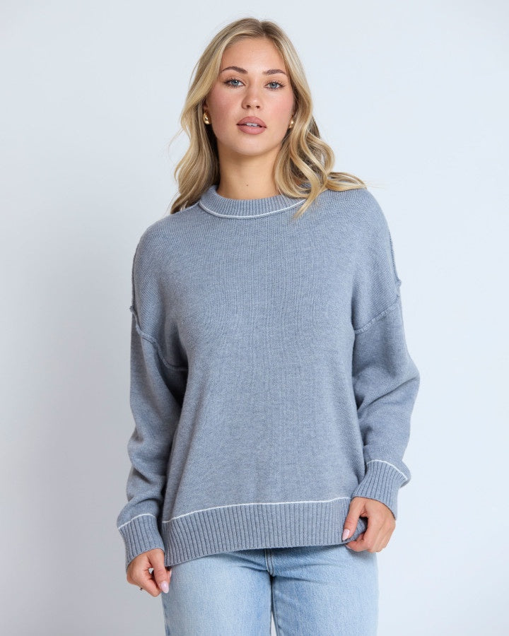 Denver Jumper - Grey Marle