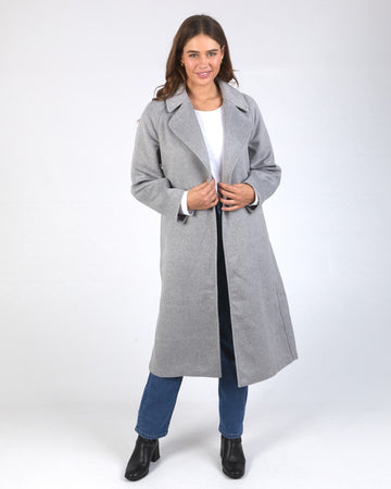 Farrah Coat - Grey Marle