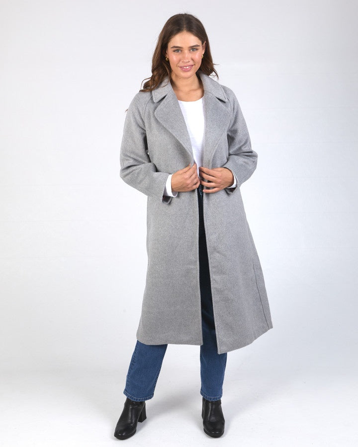 Farrah Coat - Grey Marle