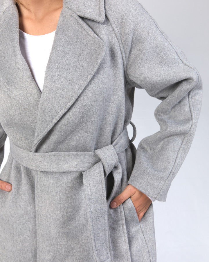 Farrah Coat - Grey Marle