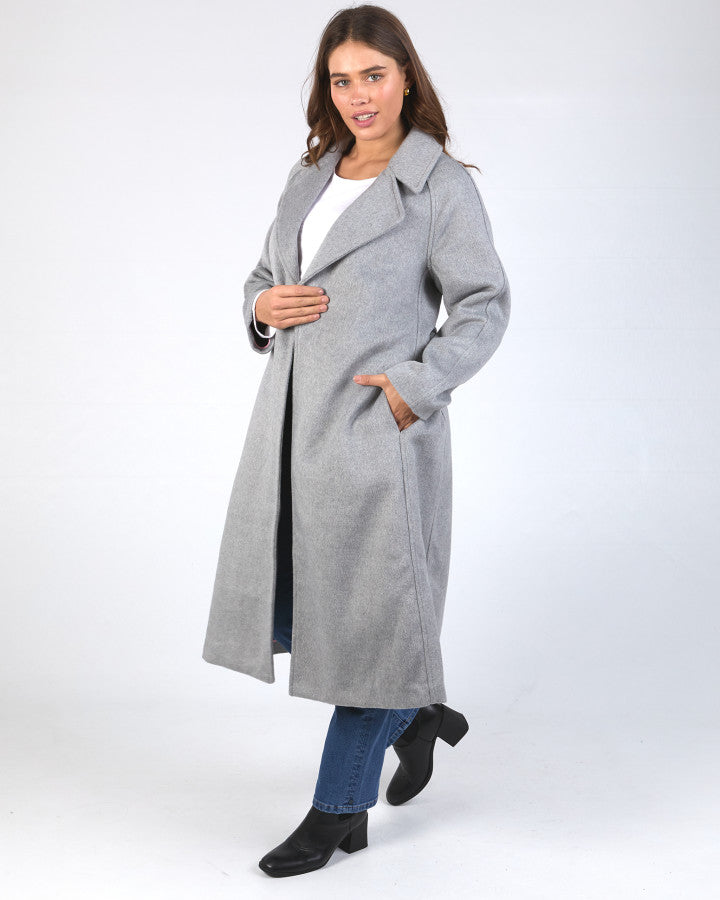 Farrah Coat - Grey Marle