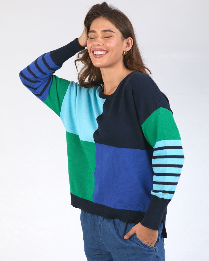 Fern Mixed Knit - Multi