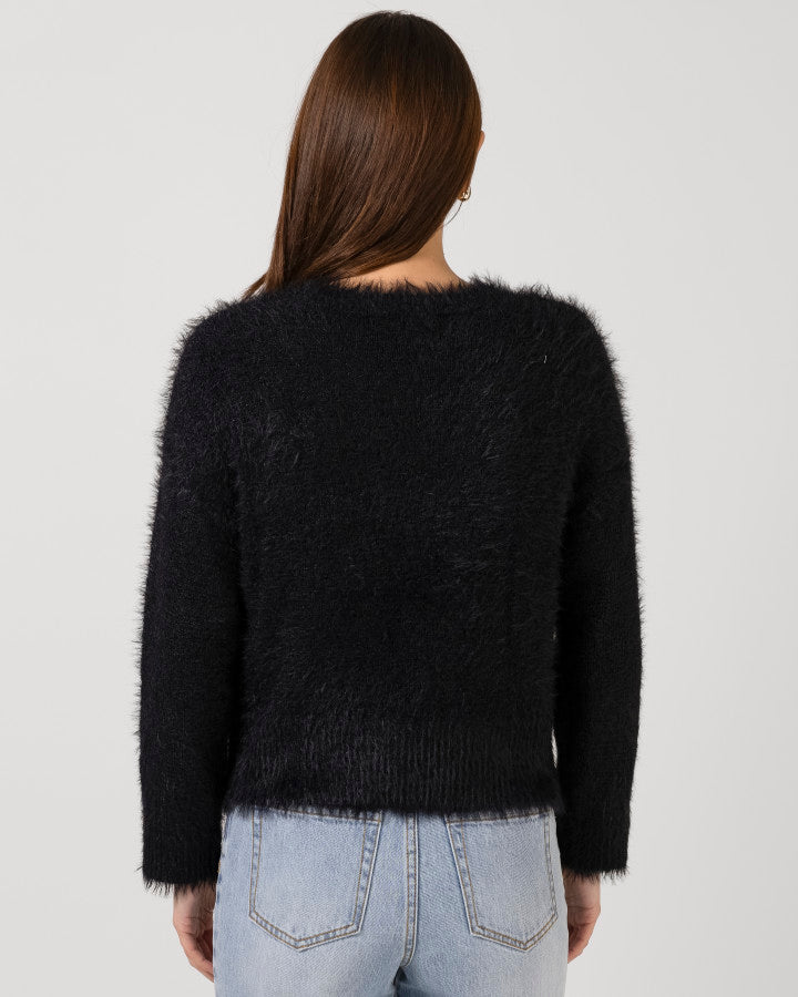 Fluffie Top - Black