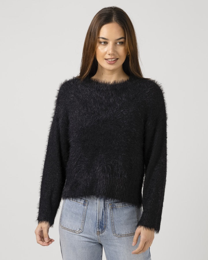 Fluffie Top - Black