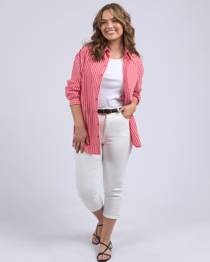 Frankie Striped Shirt - Caynene Stripe