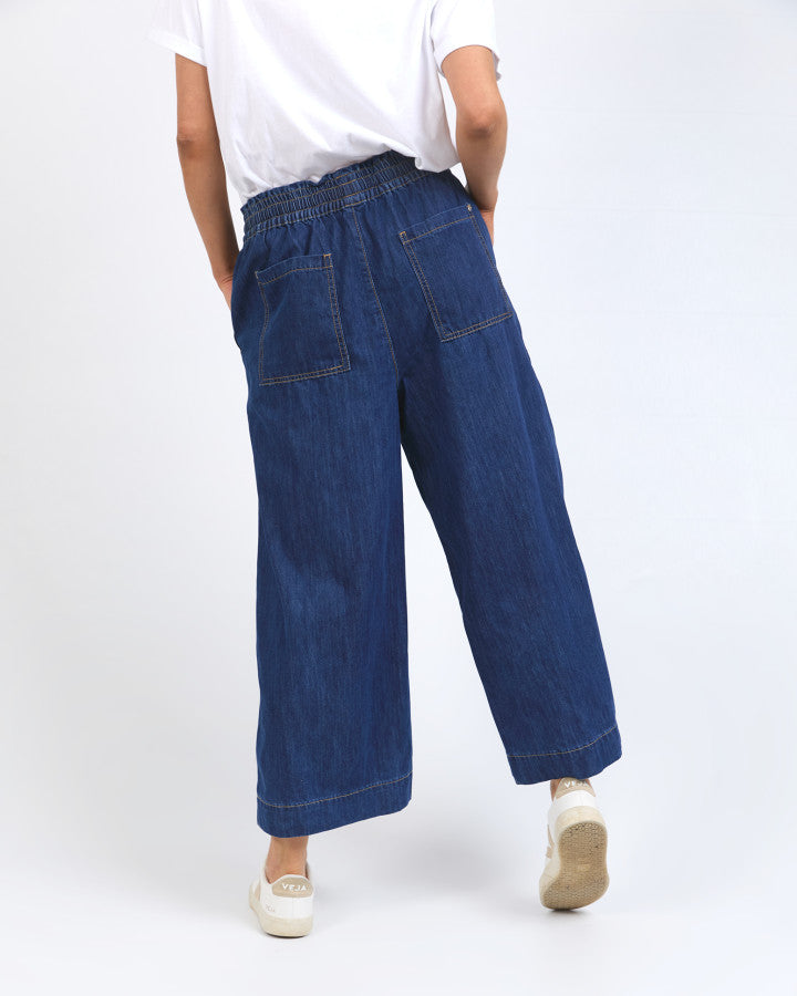 Greta Wide Leg Pant - Side Tape