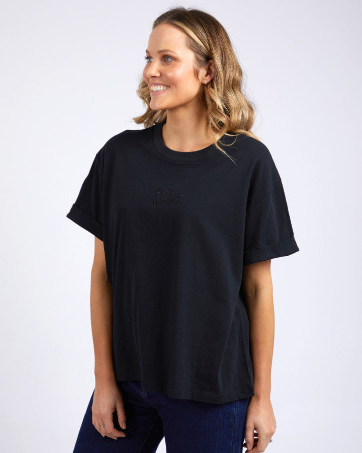 Huntleigh Oversized Tee - Black