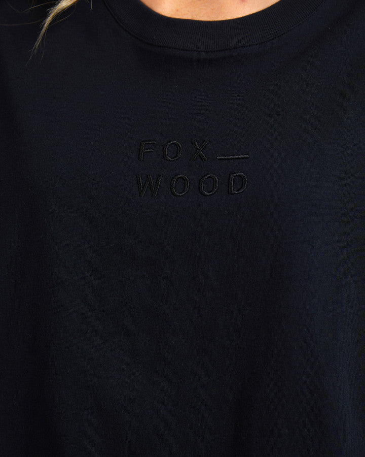 Huntleigh Oversized Tee - Black