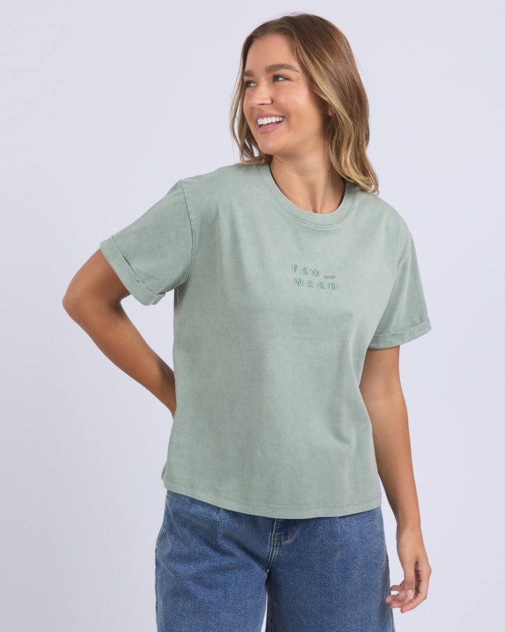 Huntleigh Oversized Tee - Iceberg Green