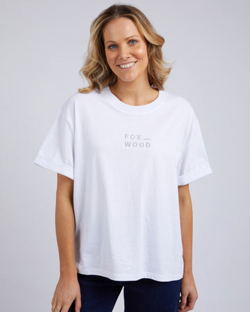 Huntleigh Oversized Tee - White