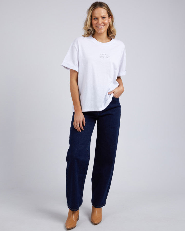 Huntleigh Oversized Tee - White