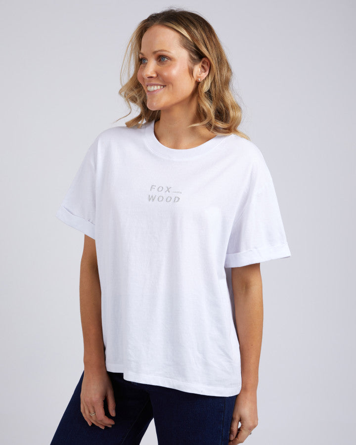 Huntleigh Oversized Tee - White