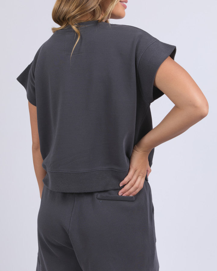 Hustler Tee - Charcoal