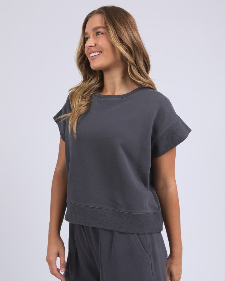 Hustler Tee - Charcoal