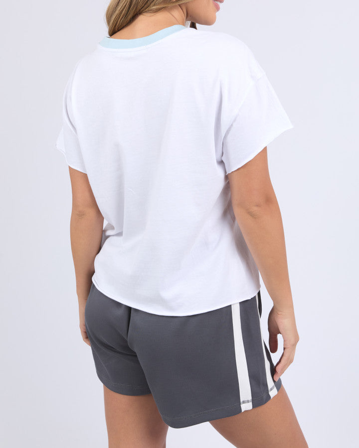 Intensity Contrast Tee - White