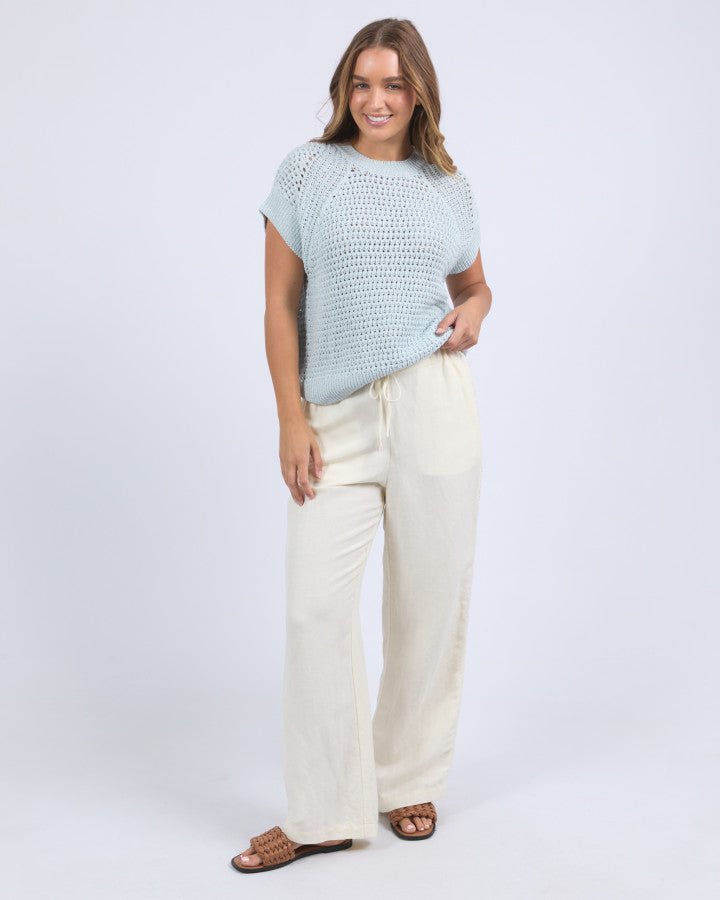 Isla Knit Vest - Ballad Blue