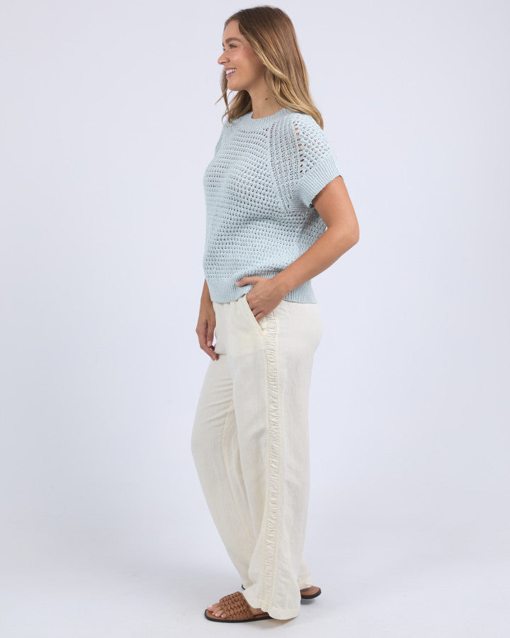 Isla Knit Vest - Ballad Blue