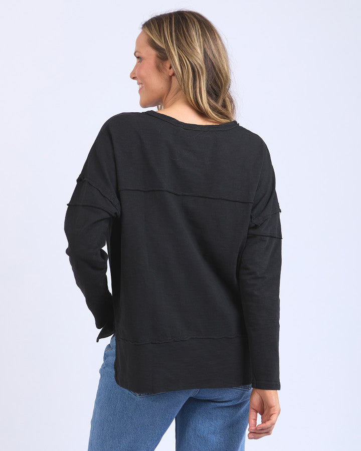 Jayne Throw On Top - Black