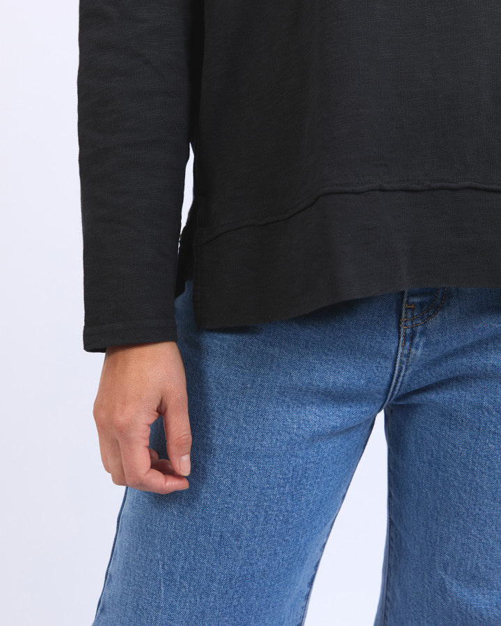 Jayne Throw On Top - Black