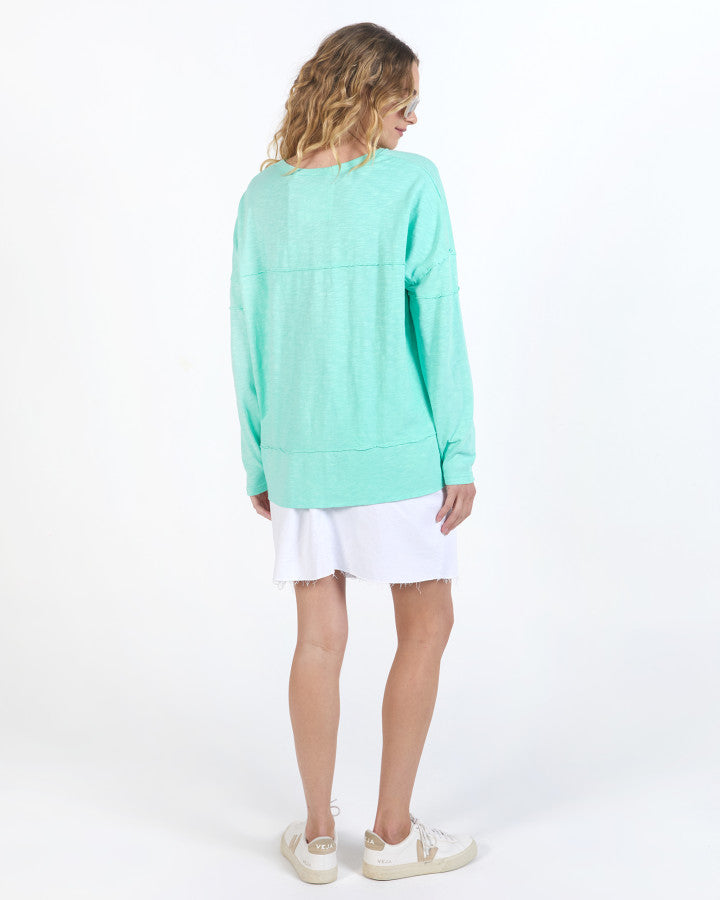 Jayne Throw On Top - Neon Mint