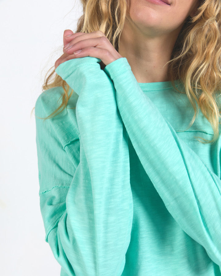 Jayne Throw On Top - Neon Mint