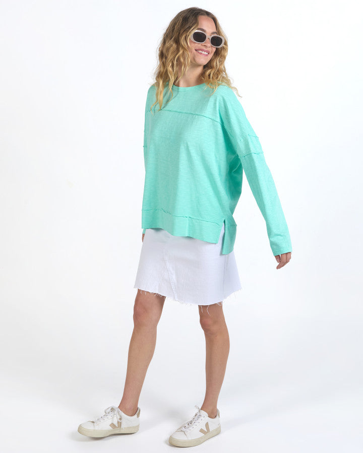 Jayne Throw On Top - Neon Mint