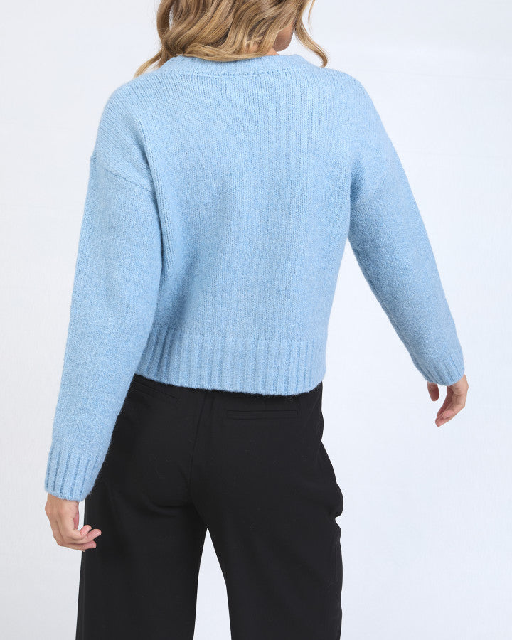 Jensen Button Cardi - Light Blue