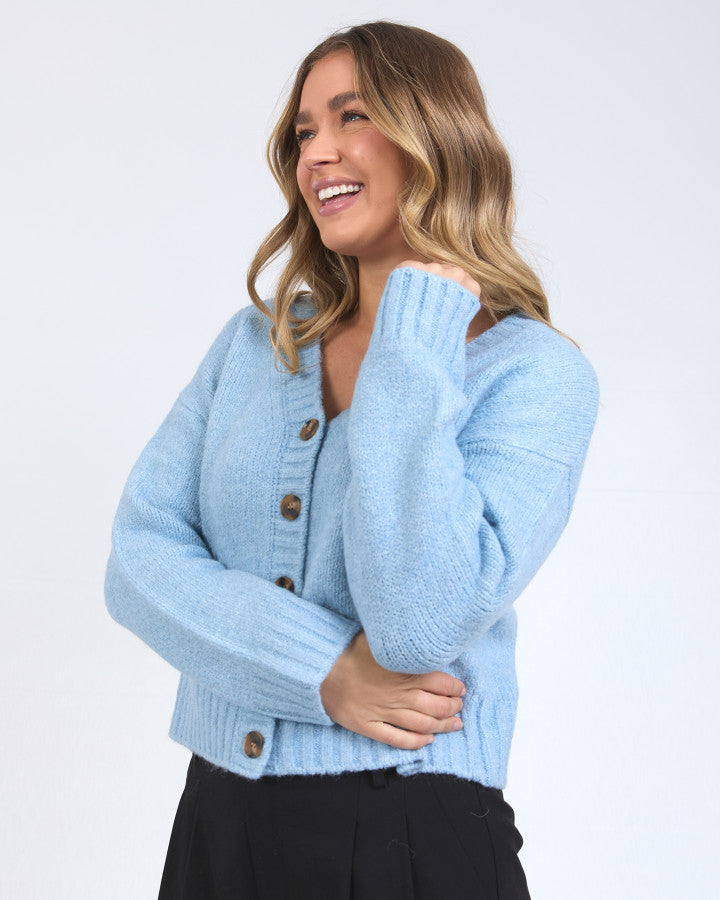 Jensen Button Cardi - Light Blue