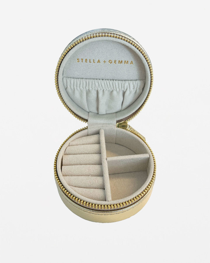 Jewel Box - Small Round Gold
