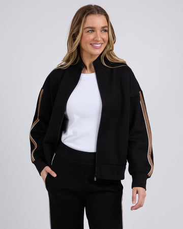 London Zip Thru - Black