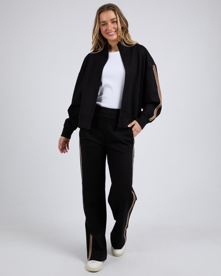 London Zip Thru - Black