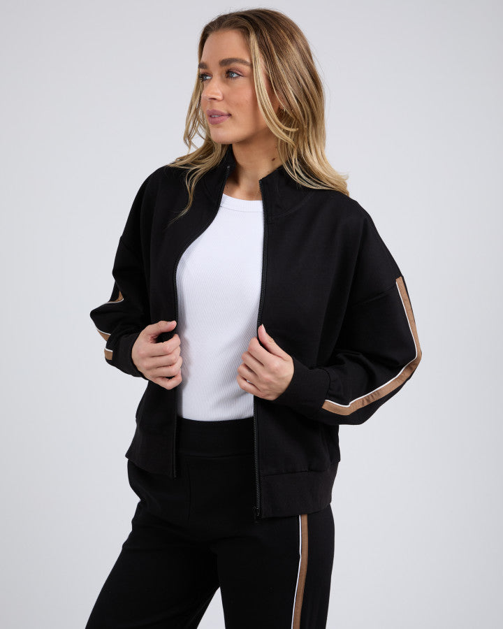London Zip Thru - Black