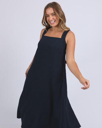 Lourdes Dress - Navy