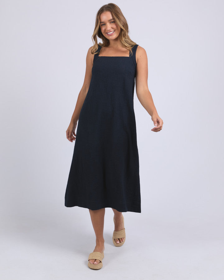 Lourdes Dress - Navy