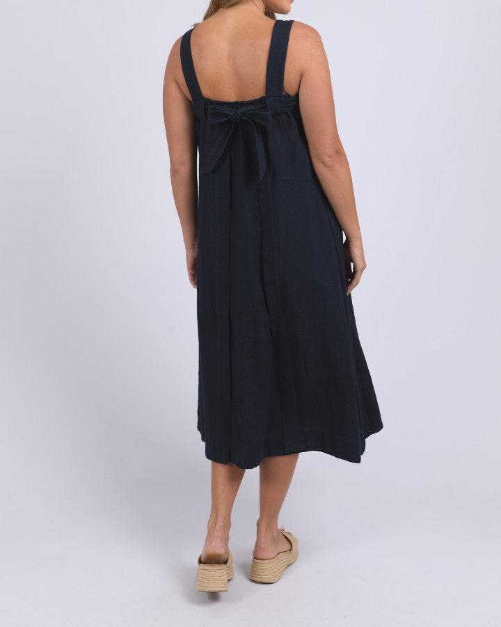 Lourdes Dress - Navy